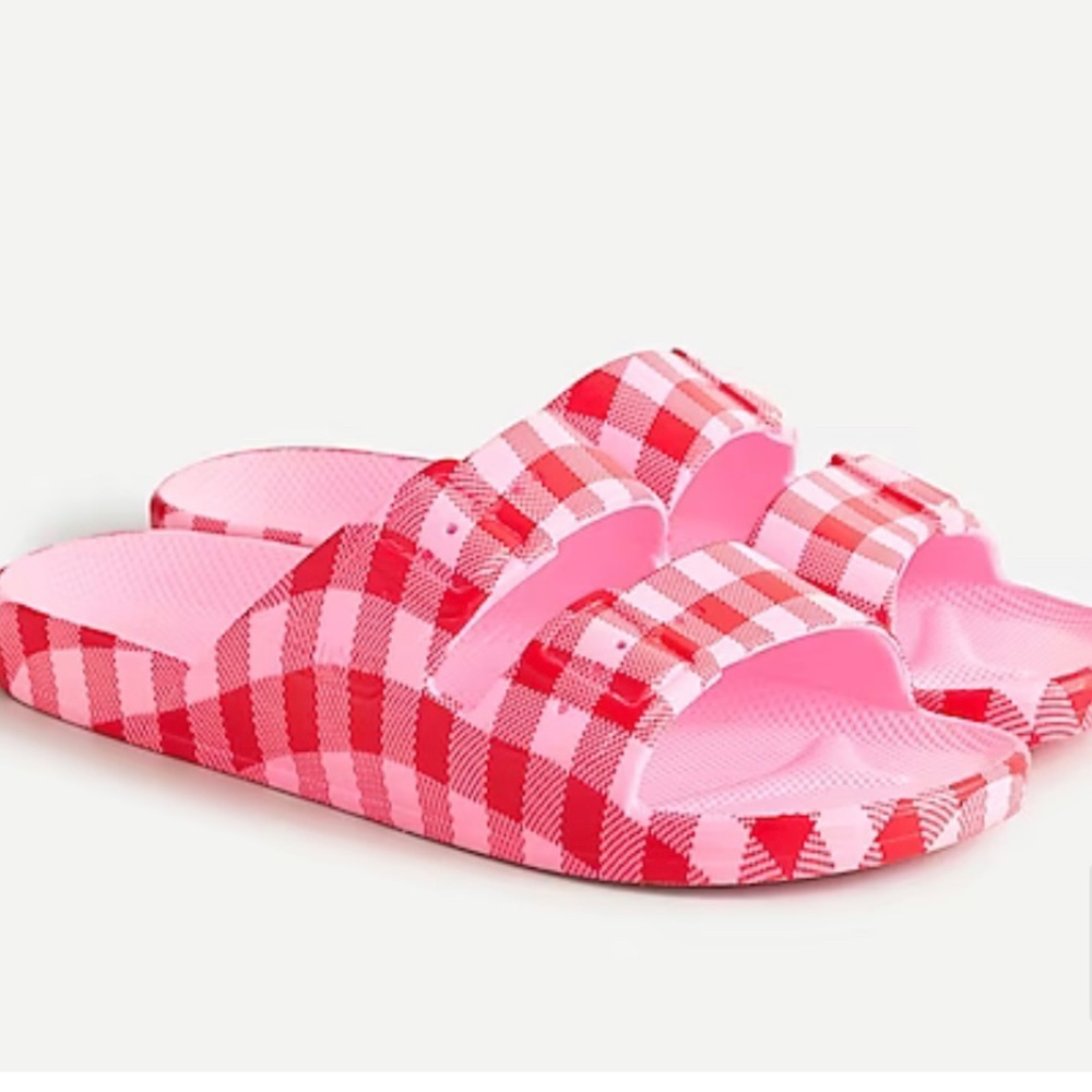 Freedom Moses x J.Crew Gingham Sandals